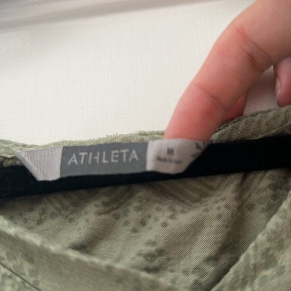 Athleta Long sleeve hoodie in green ombré - Picture 3 of 8